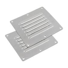 2Pcs Boat Ventilation Louver Square Air Vent Louver for Yacht Barge Campers