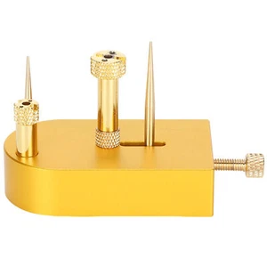 Multi Functional Watch Balance Wheel Hairspring Stand Brass Support Holder Tool - Picture 1 of 12