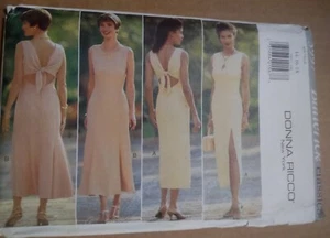 Butterick 3997 Damen Donna Ricco NY Designer Kleid Muster Gr. 14-18 ungeschnitten - Bild 1 von 2
