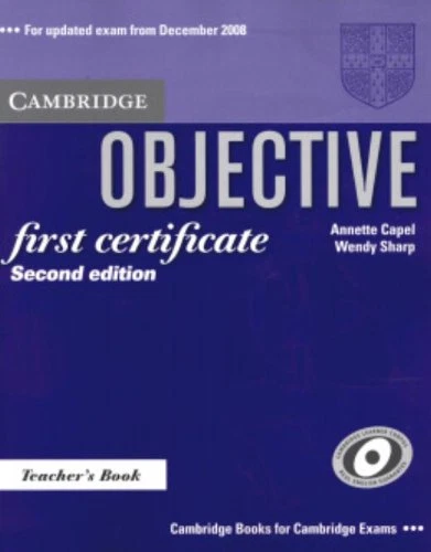 Objective First Certificate Teacher's Book - Image 1 of 1