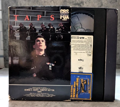 TAPS 1981 VHS. Rare CBS Fox big drawer box. Timothy Hutton, George C Scott - Image 1 of 2