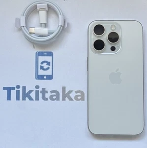 Apple iPhone 15 Pro - 128 Go - 92% 🔋- Blanc Titane (Désimlocké) (CA) - Photo 1 sur 8