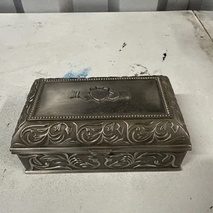 Grande Portagioie Claddagh Nodi Celtici 7" X 4" Peltro Made in Irlandese - Foto 1 di 6
