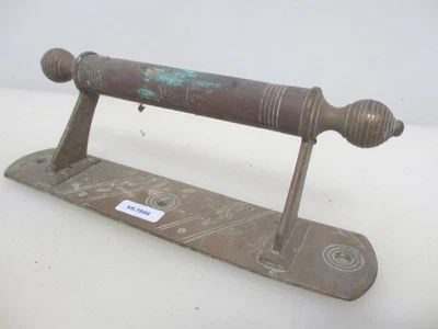 Victorian Brass Door Handle Shop Pull Antique Old Church Beehive Sash Lift 8.5" - Image 1 of 4