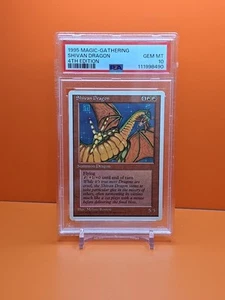 🔴🔴🔴 1995 MAGIC The Gathering SHIVAN DRAGON 4ª EDICIÓN PSA 10 💎COMO NUEVO 🔴🔴🔴 - Imagen 1 de 2