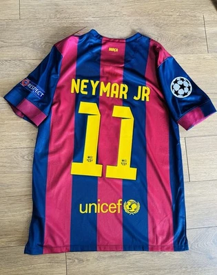 Neymar Jr Jersey #11 Barcelona UEFA Final Soccer Jersey