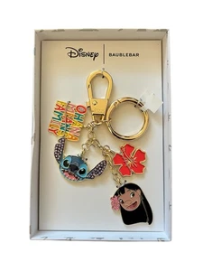 BaubleBar Disney Lilo & Stitch Ohana Jeweled Keychain with Charms - Picture 1 of 1