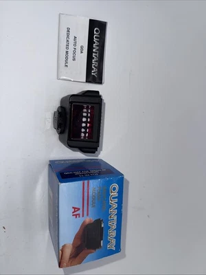 Módulo de flash Quantaray QDA-NAF enfoque automático para Nikon AF ¡Nuevo! Foto 1 de 2