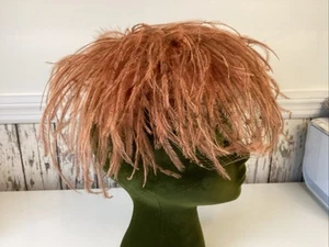 VINTAGE FEATHER AND NETTING LADIES HAT/HEADPIECE - Picture 1 of 10
