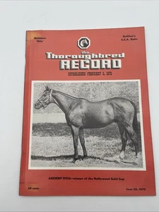 The Thoroughbred Record Magazine Horse Racing June 28, 1975 - Ancient Title - Picture 1 of 5