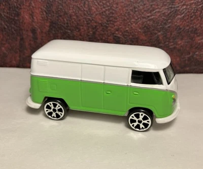 Furgoneta de reparto Matchbox Superfast 1:58 VW verde y blanco suelta 2004 SF54 China bonita Foto 1 de 4