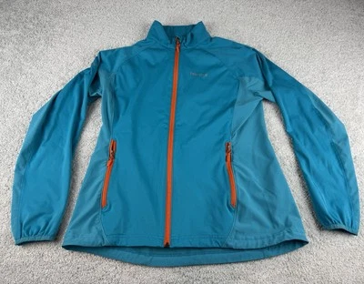 Jaqueta Feminina Marmot ~ Quebra-vento Leve ~ Zíper Completo Frontal Laranja Aqua M - Imagem 1 de 4