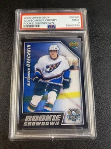 Sidney Crosby/Alexander Ovechkin 2005-06 Upper Deck Rookie Showdown PSA 9 - Imagen 1 de 3