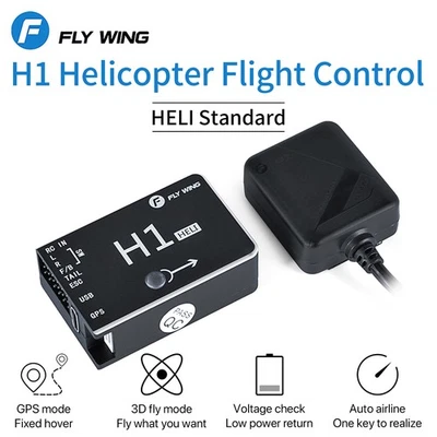 FLY Wing H1 RC GPS Elicottero Flight Controller 6CH Flybarless per FW2450L FW450 - Immagine 1 di 4
