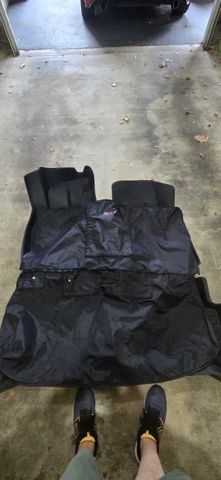 Cubierta de asiento trasera negra VW Volkswagen GTI MK7 2015-2018 CON LOGOTIPO GTI original OEM Foto 1 de 1