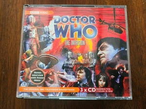 Doctor Who: The Invasion CD x3 audiobook BBC soundtrack - Picture 1 of 4