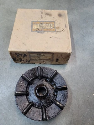 NOS 1938-39 Ford 81A-10130 Keyed Generator Pulley With Fan In Original Box - Image 1 of 4