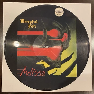 Mercyful Fate Melissa Picture Disc LP Vinyl 1983 US RARE!!! - Image 1 of 2