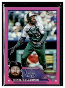 2023 Topps Chrome #128 Charlie Blackmon - Picture 1 of 2