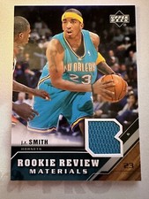 2005-06 Upper Deck JR Smith Rookie Review Jersey #RRM-JR Hornets