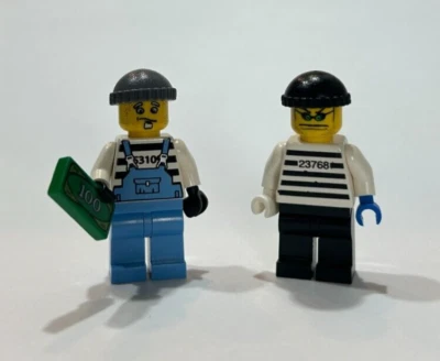 Lego Xtreme Stunts Brickster Henchman Minifiguras Isla 6738 6740 billete de dólar Foto 1 de 2