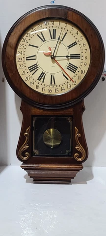 Verichron Regulator Calendar Wall Clock Cover