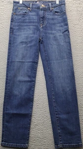 Vineyard Vines Jeans Girls Youth Size 12 Blue Denim Pocket Mid Rise Straight Leg - Picture 1 of 7