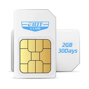 Prepaid SIM Card | 2GB 30-Day 4G LTE - Compatible with AT&T and T-Mobile Netw... - Picture 1 of 5