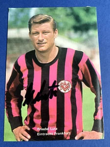 FRIEDEL LUTZ (†2023) original DFB WM 1966 ARAL66-Sammelkarte 10x15 - Picture 1 of 2