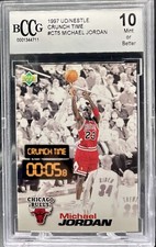 Michael Jordan 1997 Upper Deck #CT5 "Nestle Crunch Time" - BCCG 10