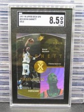 1997-98 Upper Deck SPX Kevin Garnett Gold Die-Cut SP #25 SGC 8.5 Timberwolves