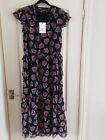 Bnwt Celia Birtwell Ladies Sleeveless Lined Maxi Dress Size 8/ Fit Up To Size 12