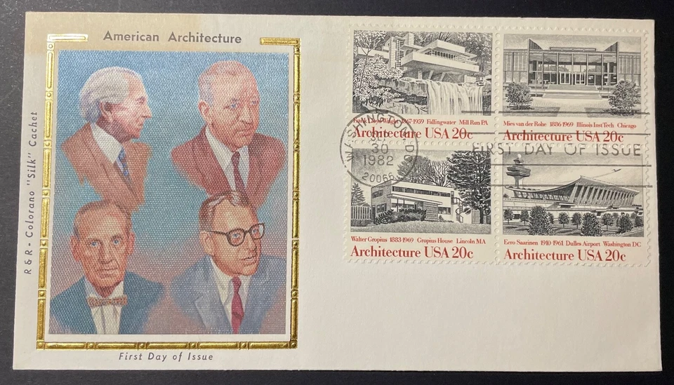 U.S. Architects & Architectural Issue of 1982 - U.S. #2019-2022, Sep 30, 1982 - Image 1 of 2