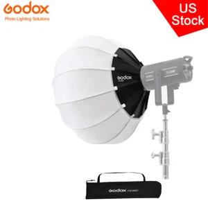 US Godox CS-65D 65cm Quick-install Lantern Bowens Studio Flash Softbox+Carry Bag - Picture 1 of 12