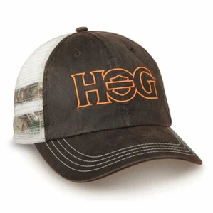 Realtree HOG imitación aceite tela CERDO sombrero pelota gorra de béisbol camionero Harley Davidson  - Imagen 1 de 2