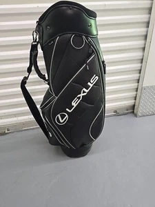 LEXUS OEM GOLF BAG 8 POCKETS CARRY ON STRAP 9.5 CONDITION - Picture 1 of 7