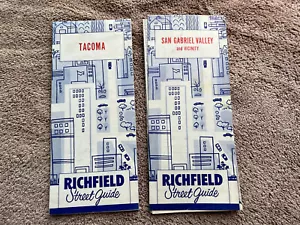 San Gabriel Valley & Tacoma Richfield Products; City Maps, 1960 Street Guide - Picture 1 of 2