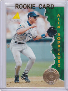 Alex Rodriguez RC AROD ROOKIE CARD Pinnacle Baseball Seattle Mariners NY YANKEES