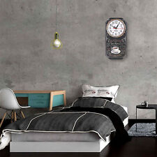 Clear Reading Bar Clock Distinctive Elegant Style Hanging Clock Home Ornament