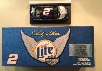 Rusty Wallace 1/64 Action #2 Miller Lite Harley Davidson 1999 Ford Taurus - Image 1 of 3
