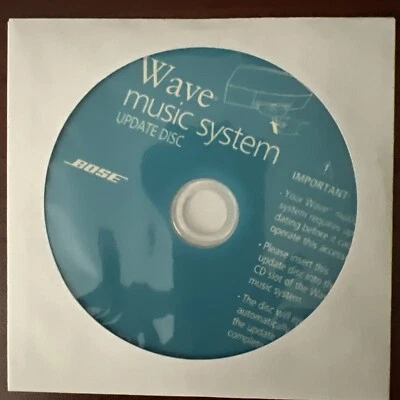 One New Original Bose Wave System Multi CD Changer Update Disc/CD AWRCC1 AWRCC2  - Image 1 of 3
