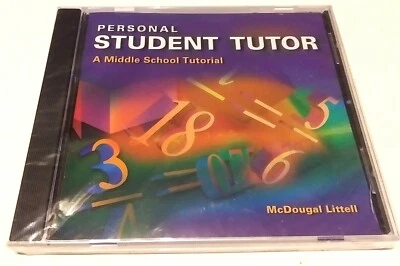 NEW - MCDOUGAL LITTELL PERSONAL A MIDDLE SCHOOL TUTORIAL - STUDENT TUTOR CD ROM - Image 1 of 2