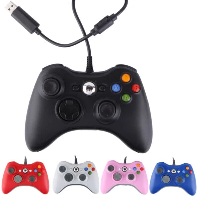 USB Wired Controller Joystick For Microsoft Xbox 360 Console /Windows 7 8 10 XP - Image 1 of 4