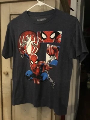 Marvel Boy's Spider-man Graphic T-Shirt  Greyish Blue Size XL 14/16 - Image 1 of 4