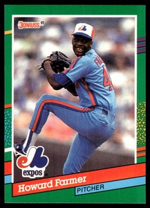 1991 Donruss #734 Howard Farmer Montreal Expos