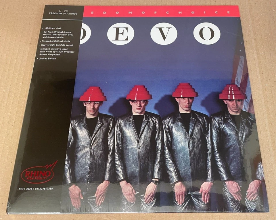DEVO - Freedom Of Choice (180G Vinyl LP) 2024 Rhino RHF1-3435 NEW/SEALED/DING - Image 1 of 1