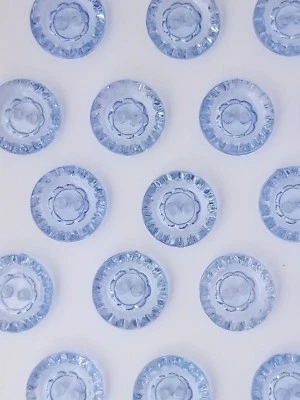 CRYSTAL BUTTON, SIZE 20L - 1/2", SHINY FINISH, 1 DOZEN, FREE SHIPPING USA - Image 1 of 4