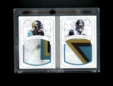 2016 National Treasures Treasured Patches Booklet TJ Yeldon GU Dirty Patch /25