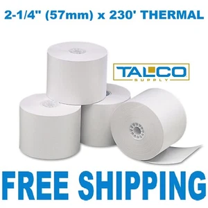 (12) ROYAL ALPHA 583cx (2-1/4" x 230') THERMAL PAPER ROLLS ~ FAST FREE SHIPPING~ - Picture 1 of 1