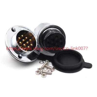 ZHOCN GX30 10Pin Flange Aviation Waterproof Connector,Panel Mount Plug Socket - Image 1 of 4
